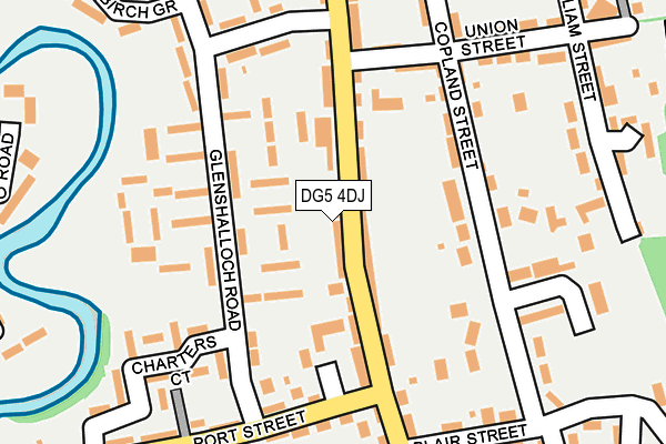 DG5 4DJ map - OS OpenMap – Local (Ordnance Survey)