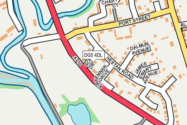 DG5 4DL map - OS OpenMap – Local (Ordnance Survey)