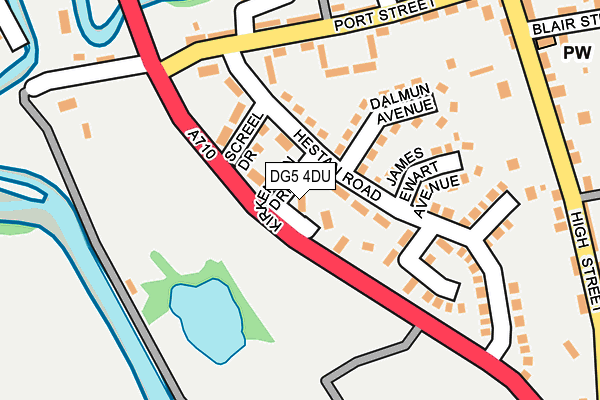 DG5 4DU map - OS OpenMap – Local (Ordnance Survey)