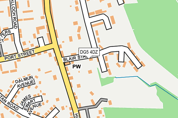 DG5 4DZ map - OS OpenMap – Local (Ordnance Survey)
