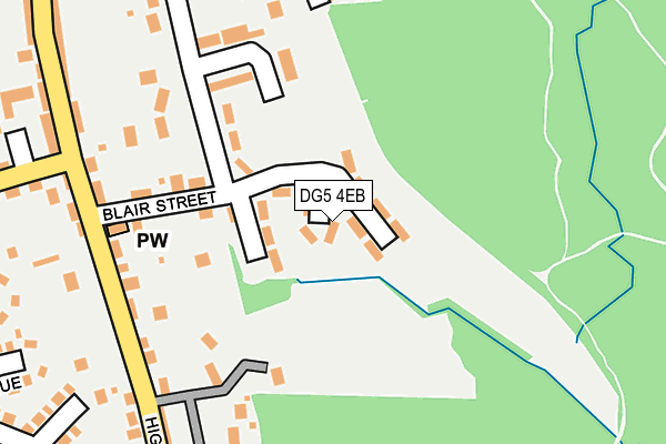 DG5 4EB map - OS OpenMap – Local (Ordnance Survey)