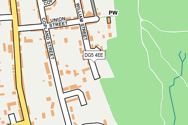 DG5 4EE map - OS OpenMap – Local (Ordnance Survey)