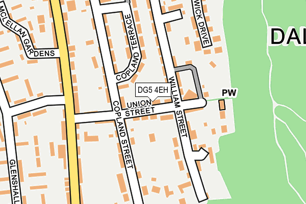 DG5 4EH map - OS OpenMap – Local (Ordnance Survey)