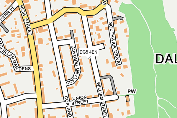 DG5 4EN map - OS OpenMap – Local (Ordnance Survey)