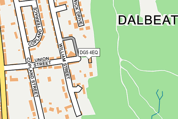 DG5 4EQ map - OS OpenMap – Local (Ordnance Survey)