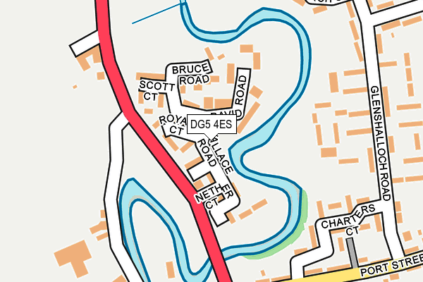 DG5 4ES map - OS OpenMap – Local (Ordnance Survey)