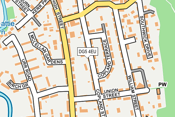 DG5 4EU map - OS OpenMap – Local (Ordnance Survey)