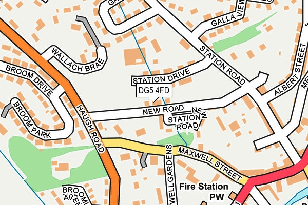 DG5 4FD map - OS OpenMap – Local (Ordnance Survey)