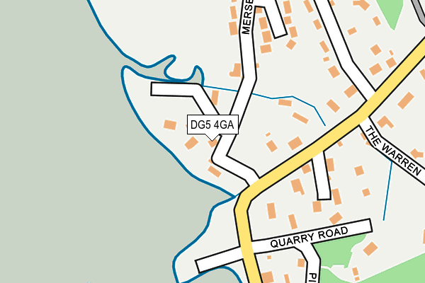DG5 4GA map - OS OpenMap – Local (Ordnance Survey)