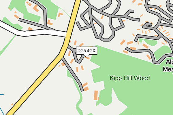 DG5 4GX map - OS OpenMap – Local (Ordnance Survey)