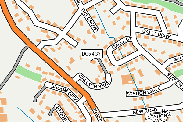 DG5 4GY map - OS OpenMap – Local (Ordnance Survey)