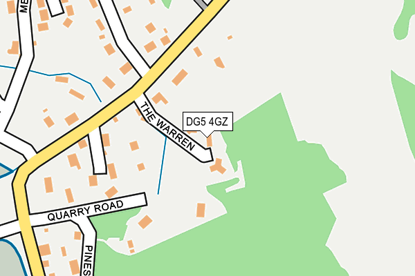 DG5 4GZ map - OS OpenMap – Local (Ordnance Survey)