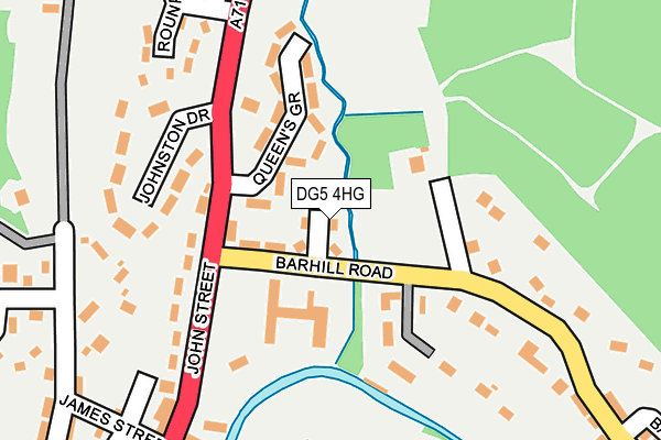 DG5 4HG map - OS OpenMap – Local (Ordnance Survey)