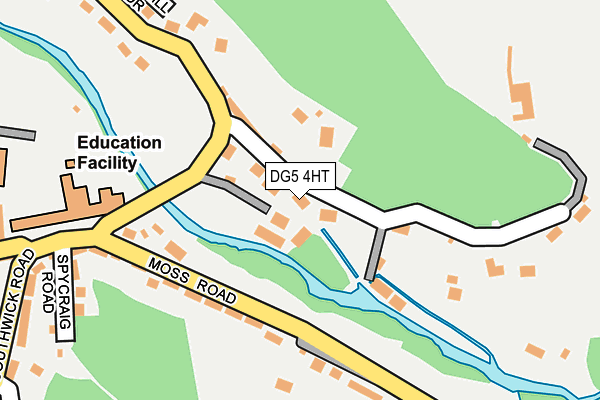 DG5 4HT map - OS OpenMap – Local (Ordnance Survey)