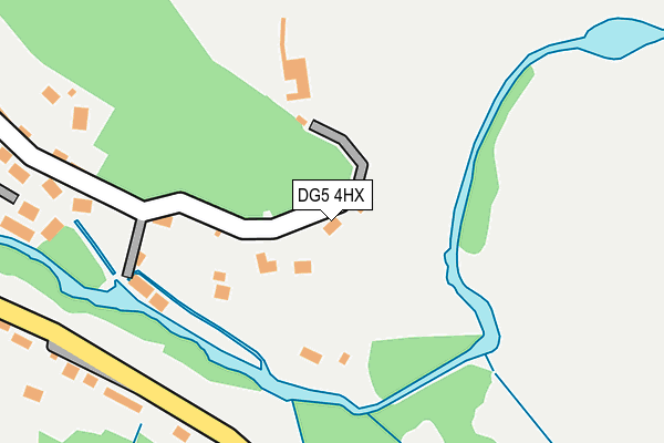 DG5 4HX map - OS OpenMap – Local (Ordnance Survey)