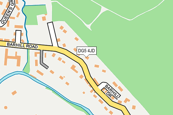 DG5 4JD map - OS OpenMap – Local (Ordnance Survey)