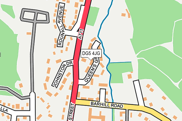 DG5 4JG map - OS OpenMap – Local (Ordnance Survey)