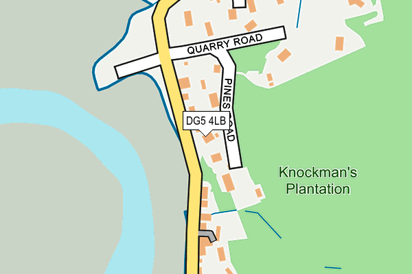 DG5 4LB map - OS OpenMap – Local (Ordnance Survey)