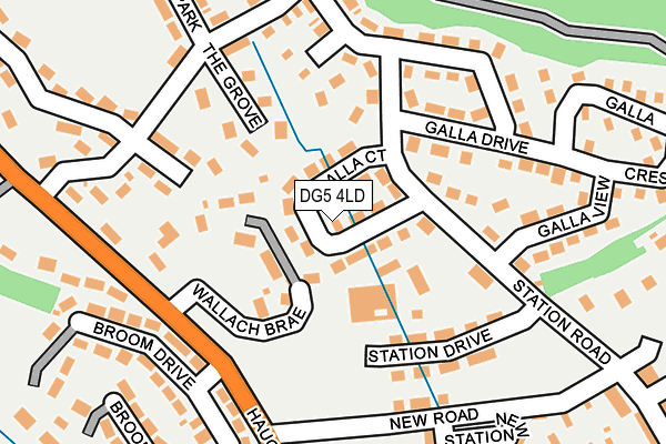 DG5 4LD map - OS OpenMap – Local (Ordnance Survey)