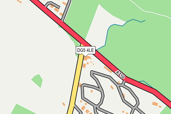 DG5 4LE map - OS OpenMap – Local (Ordnance Survey)