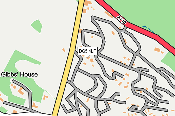 DG5 4LF map - OS OpenMap – Local (Ordnance Survey)