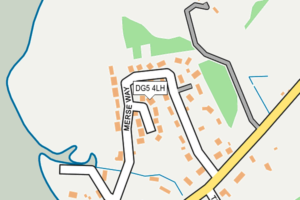 DG5 4LH map - OS OpenMap – Local (Ordnance Survey)