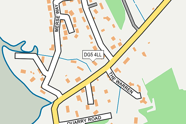 DG5 4LL map - OS OpenMap – Local (Ordnance Survey)