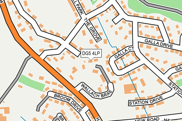 DG5 4LP map - OS OpenMap – Local (Ordnance Survey)