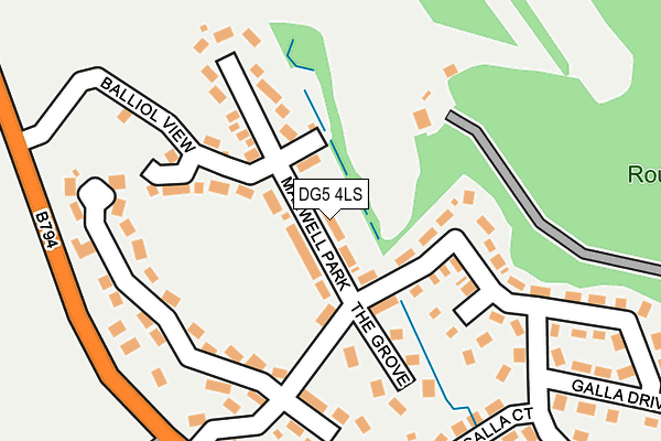 DG5 4LS map - OS OpenMap – Local (Ordnance Survey)