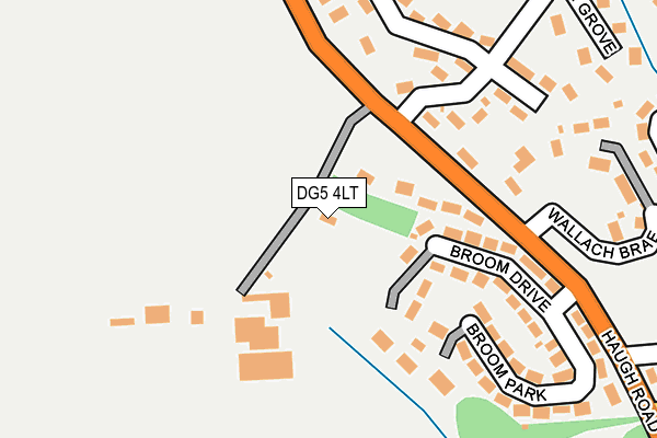 DG5 4LT map - OS OpenMap – Local (Ordnance Survey)