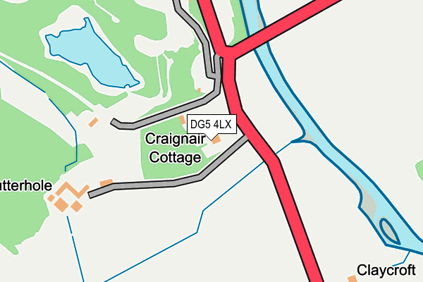 DG5 4LX map - OS OpenMap – Local (Ordnance Survey)