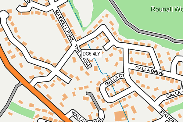 DG5 4LY map - OS OpenMap – Local (Ordnance Survey)