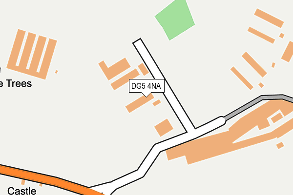 DG5 4NA map - OS OpenMap – Local (Ordnance Survey)