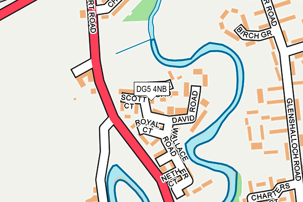 DG5 4NB map - OS OpenMap – Local (Ordnance Survey)