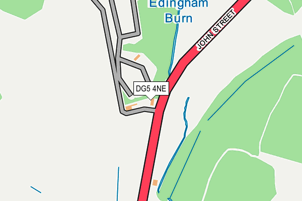 DG5 4NE map - OS OpenMap – Local (Ordnance Survey)