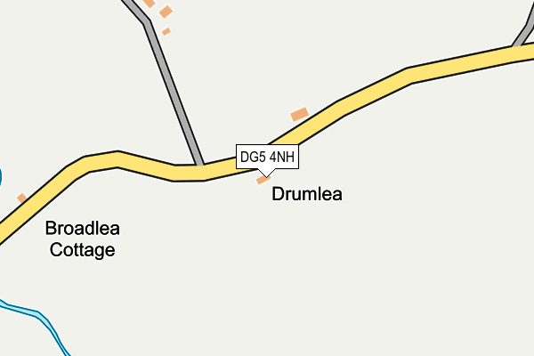 DG5 4NH map - OS OpenMap – Local (Ordnance Survey)