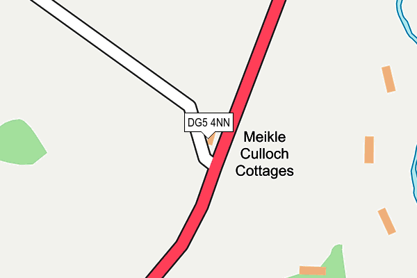 DG5 4NN map - OS OpenMap – Local (Ordnance Survey)