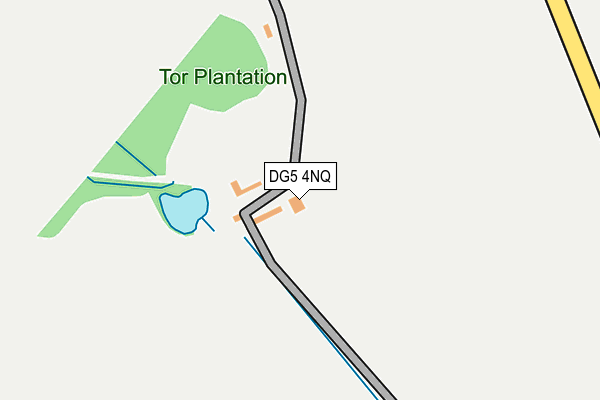 DG5 4NQ map - OS OpenMap – Local (Ordnance Survey)