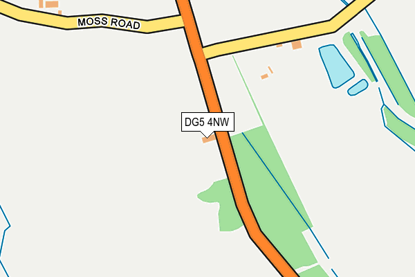 DG5 4NW map - OS OpenMap – Local (Ordnance Survey)