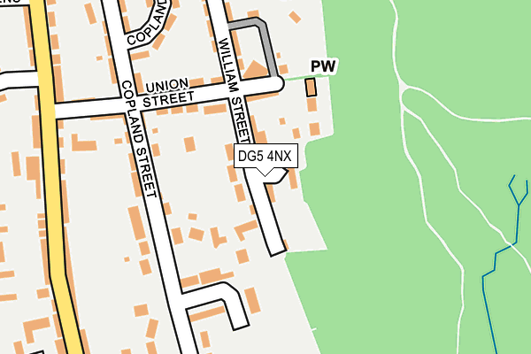 DG5 4NX map - OS OpenMap – Local (Ordnance Survey)
