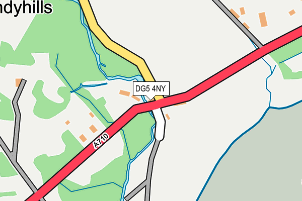 DG5 4NY map - OS OpenMap – Local (Ordnance Survey)