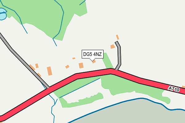 DG5 4NZ map - OS OpenMap – Local (Ordnance Survey)