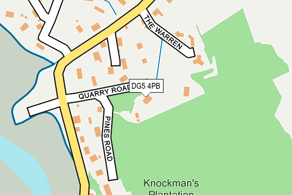 DG5 4PB map - OS OpenMap – Local (Ordnance Survey)