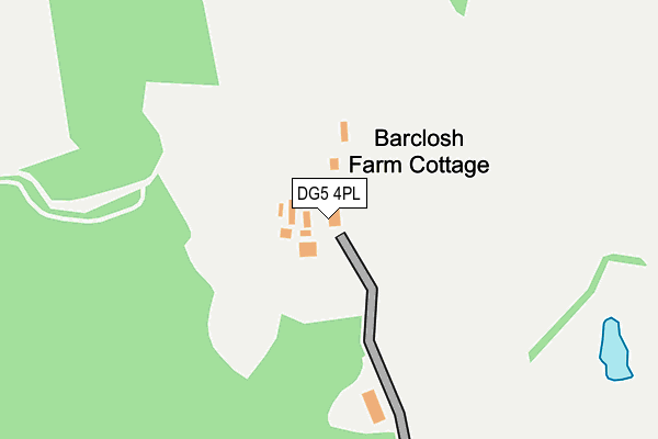 DG5 4PL map - OS OpenMap – Local (Ordnance Survey)