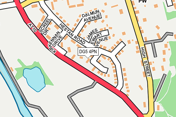 DG5 4PN map - OS OpenMap – Local (Ordnance Survey)
