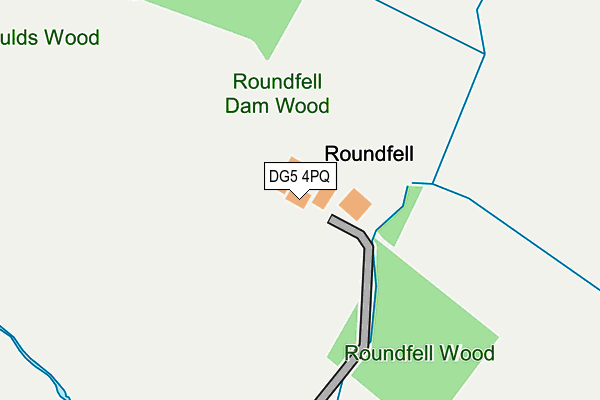 DG5 4PQ map - OS OpenMap – Local (Ordnance Survey)