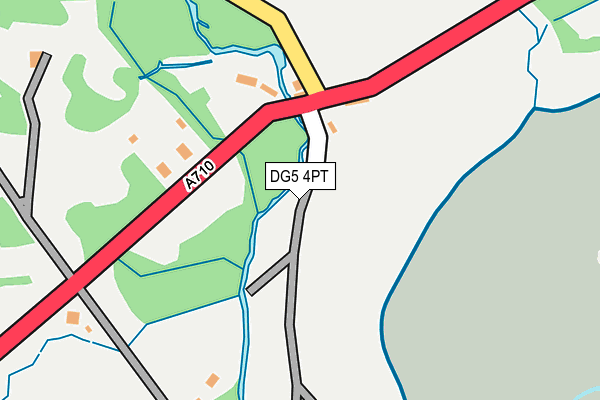 DG5 4PT map - OS OpenMap – Local (Ordnance Survey)