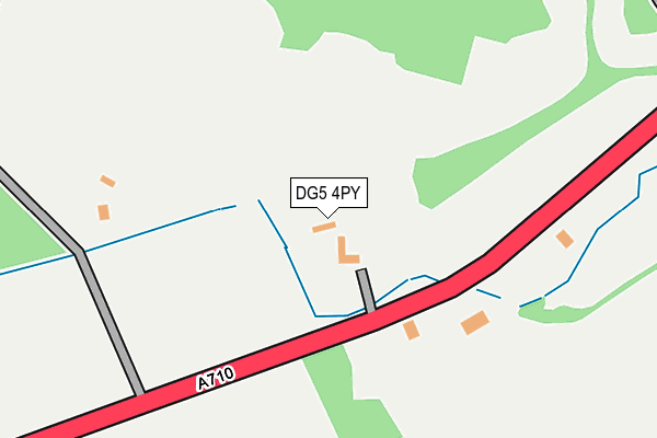 DG5 4PY map - OS OpenMap – Local (Ordnance Survey)