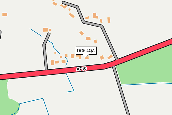 DG5 4QA map - OS OpenMap – Local (Ordnance Survey)