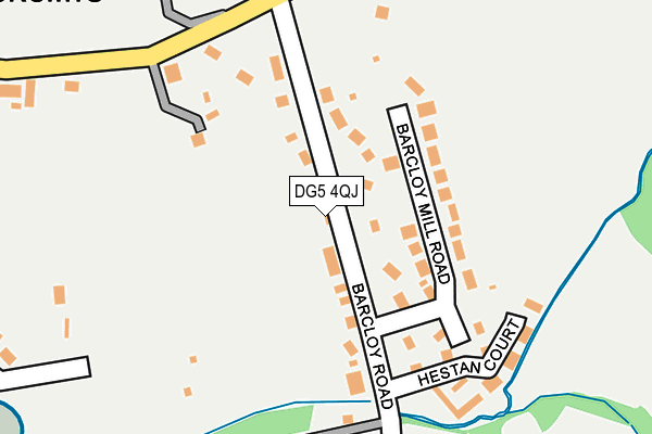 DG5 4QJ map - OS OpenMap – Local (Ordnance Survey)